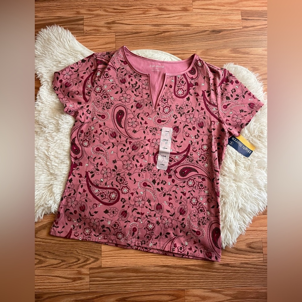 Women’s Vintage Y2K High Sierra Paisley Top NWT XL